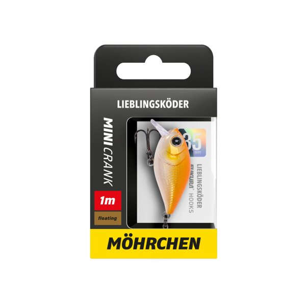 LIEBLINGSKÖDER Mini Crank 35 mm Möhrchen