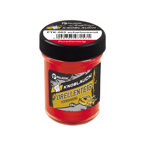PALADIN Forellenteig schwimmend 60 g Knoblauch Rot