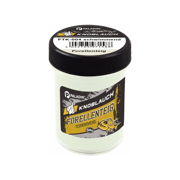 PALADIN Forellenteig schwimmend 60 g Knoblauch Weiß