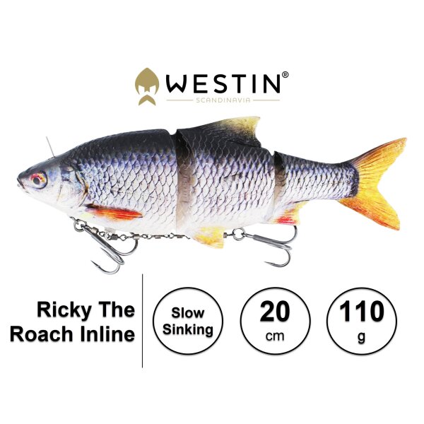 WESTIN Ricky The Roach Inline 20 cm Slow Sinking