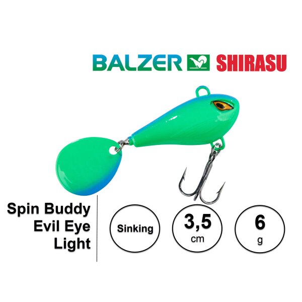 BALZER Shirasu Spin Buddy Evil Eye Light 6 g