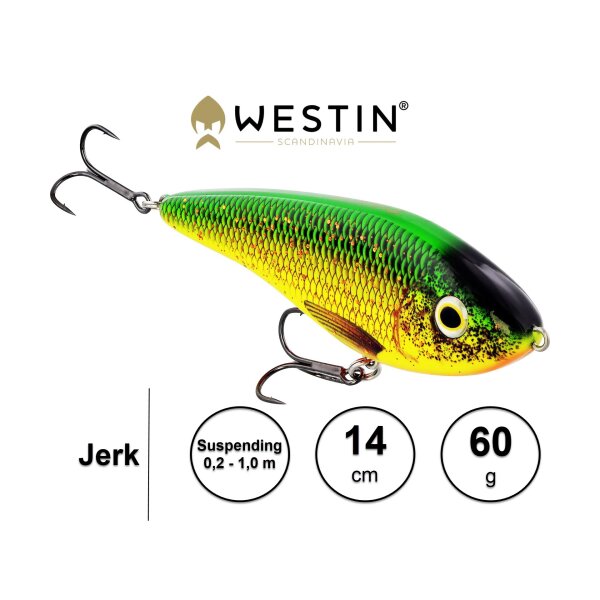 WESTIN Jerk 14 cm 60 g Suspending