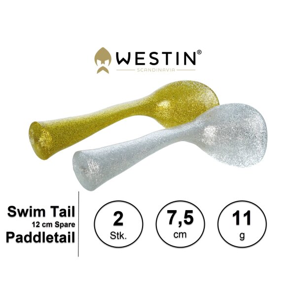 WESTIN Swim Tail 12 cm Spare Paddletail
