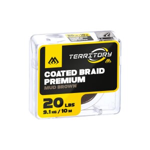MIKADO Territory Coated Braid Premium Mud Brown 10 m 9,1...