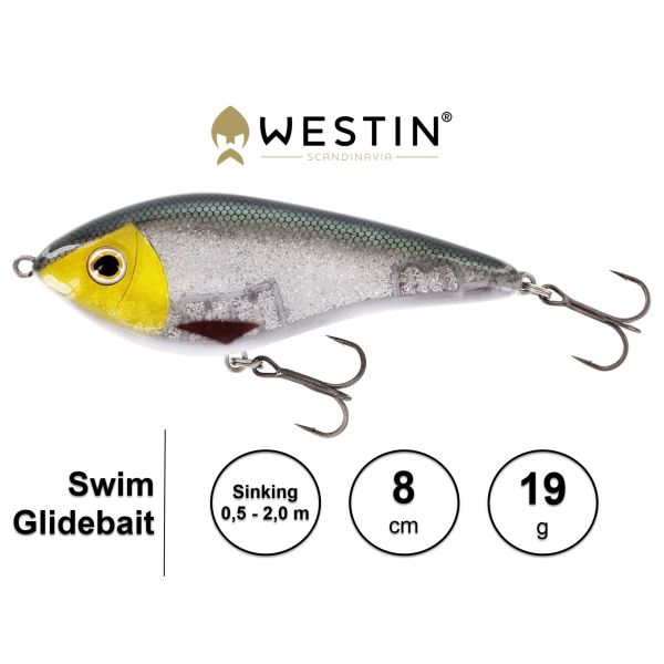 WESTIN Swim Glidebait 8 cm Sinking
